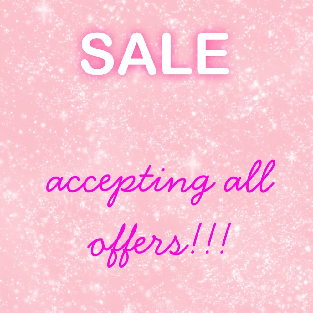 SALE! accepting all offers!!! make an offer! :)